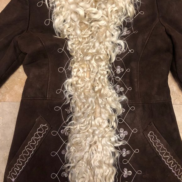 Penny Lane Coat, 70s Coat, Coat, Vintage Coat, 70s, Embroidered Coat, Hippy - Picture 3 of 10